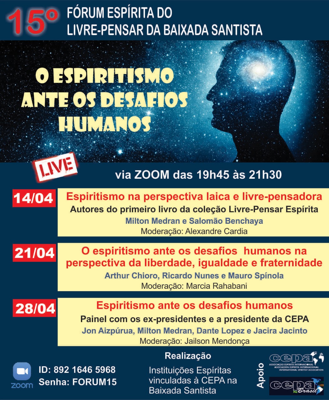 15 forum espirita do livre pensar